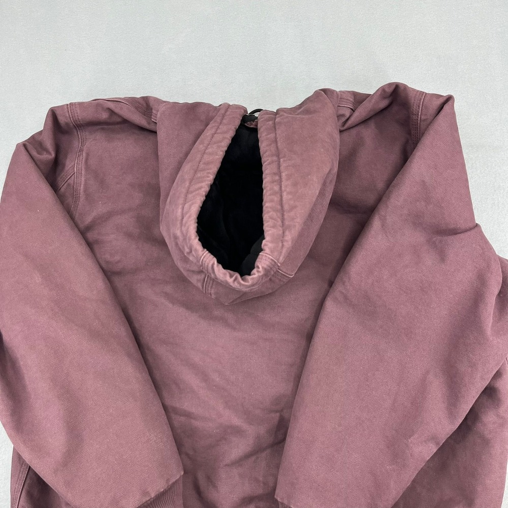 Carhartt WJ130 DPM Sandstone Hooded Jacket Plum Nationwide Womens XXL 20 - Picture 13 of 15